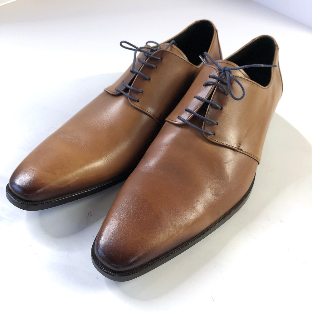 Alexander McQueen Emmanuel Khanh Men's EUR 46 US 13 Leather Dress Shoes Brown